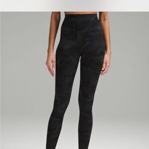 Women's Black Camo lululemon align leggings